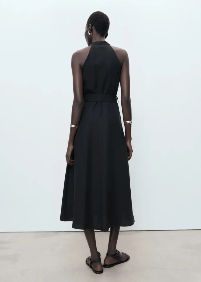 Robe en lyocell avec ceinture Robe en lyocell avec ceinture