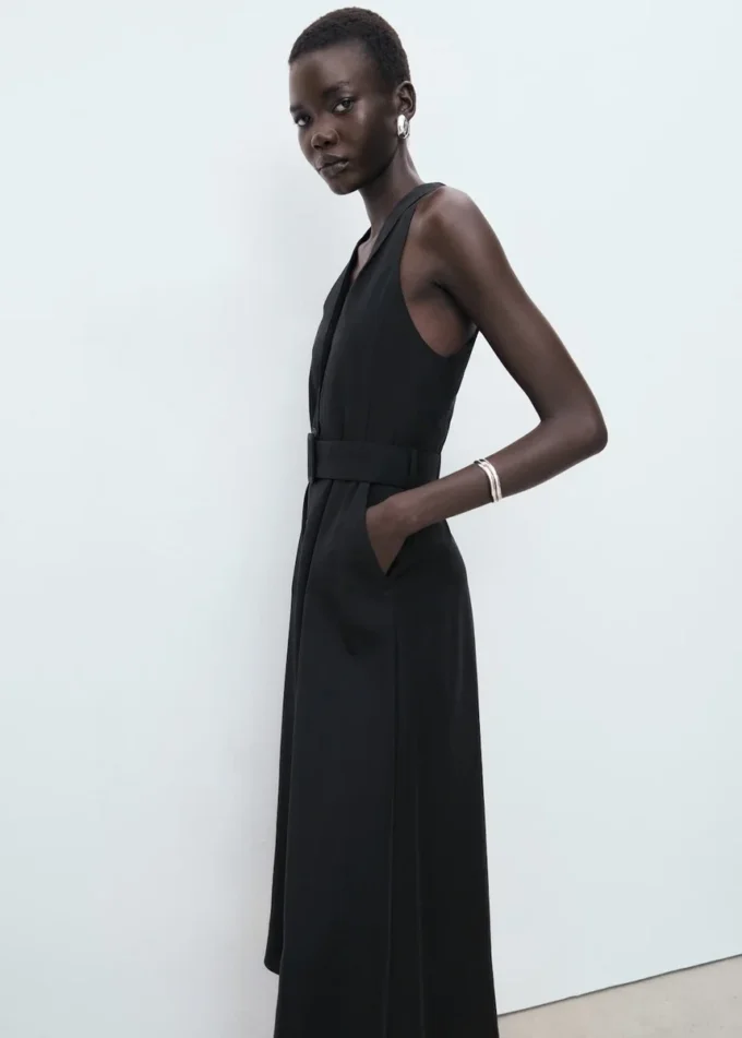 Robe en lyocell avec ceinture Robe en lyocell avec ceinture