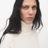 Robe en maille à col roulé Robe en maille à col roulé