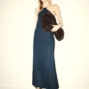 Robe en maille fine avec col ras du cou Robe en maille fine avec col ras du cou