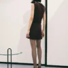 Robe en maille fine avec détail métallique Robe en maille fine avec détail métallique