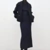 Robe en maille fine avec fronces sur les côtés Robe en maille fine avec fronces sur les côtés