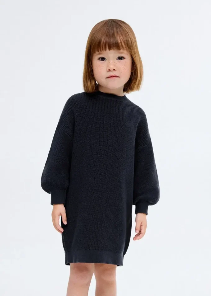 Robe en maille unie