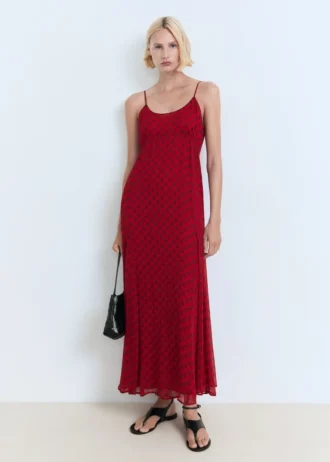 Robe en mousseline à imprimé floral