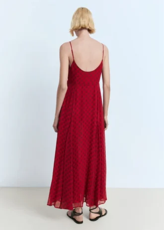 Robe en mousseline à imprimé floral