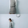 Robe en tweed lurex Robe en tweed lurex