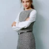 Robe en tweed lurex Robe en tweed lurex