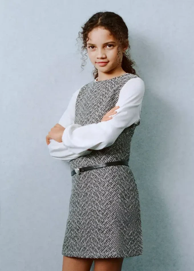 Robe en tweed lurex Robe en tweed lurex