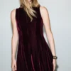 Robe en velours avec coutures Robe en velours avec coutures