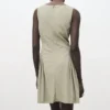 Robe à encolure bateau et plis Robe à encolure bateau et plis