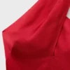 Robe fendue à encolure croisée Robe fendue à encolure croisée