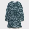 Robe florale froncée Robe florale froncée