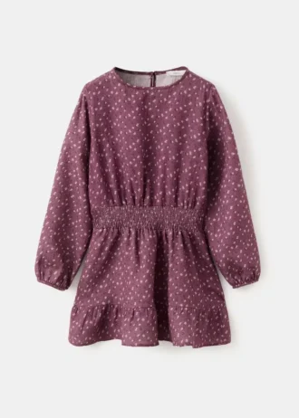 Robe florale froncée Robe florale froncée