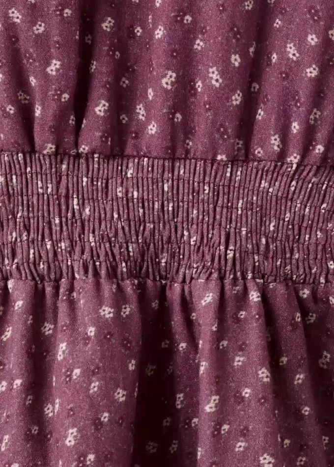 Robe florale froncée Robe florale froncée