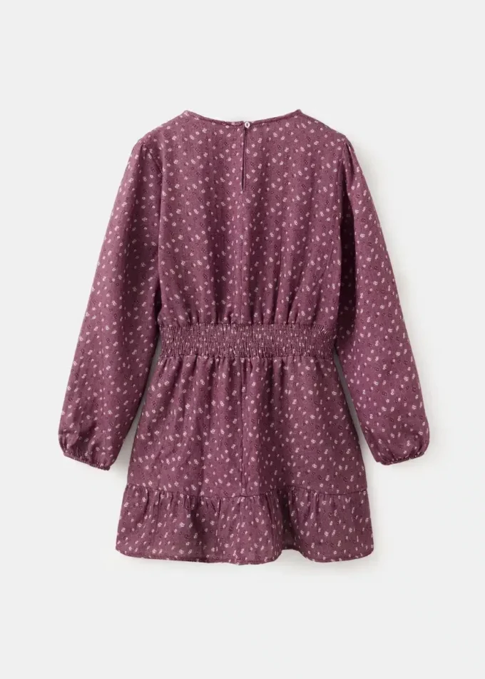 Robe florale froncée Robe florale froncée