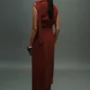 Robe froncée avec nœud Robe froncée avec nœud