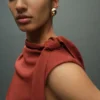 Robe froncée avec nœud Robe froncée avec nœud