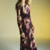 Robe froncée tie-dye Robe froncée tie-dye