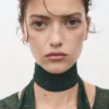 Robe imprimée avec foulard Robe imprimée avec foulard