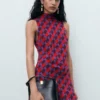 Robe imprimée avec nœud Robe imprimée avec nœud