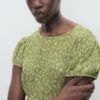 Robe imprimée avec ouverture sur le côté Robe imprimée avec ouverture sur le côté