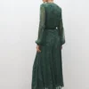 Robe imprimée à ceinture Robe imprimée à ceinture