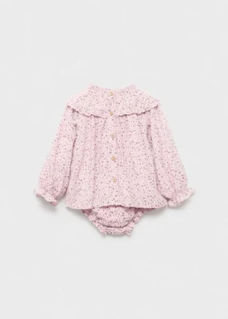 Robe imprimée et cache-couche Robe imprimée et cache-couche