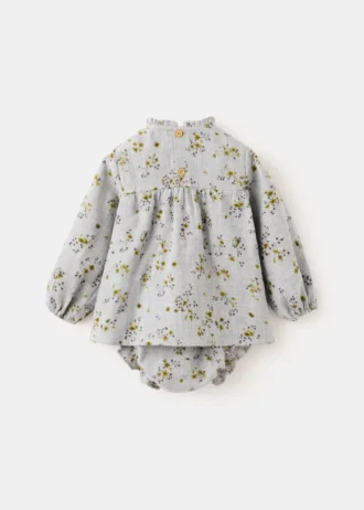 Robe imprimée et cache-couche Robe imprimée et cache-couche