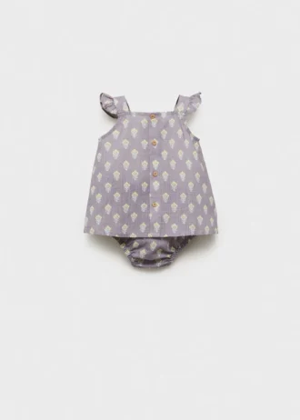 Robe imprimée et cache-couche