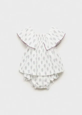 Robe imprimée et cache-couche