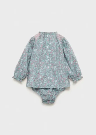 Robe imprimée et cache-couche
