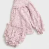 Robe imprimée et cache-couche Robe imprimée et cache-couche