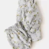 Robe imprimée et cache-couche Robe imprimée et cache-couche