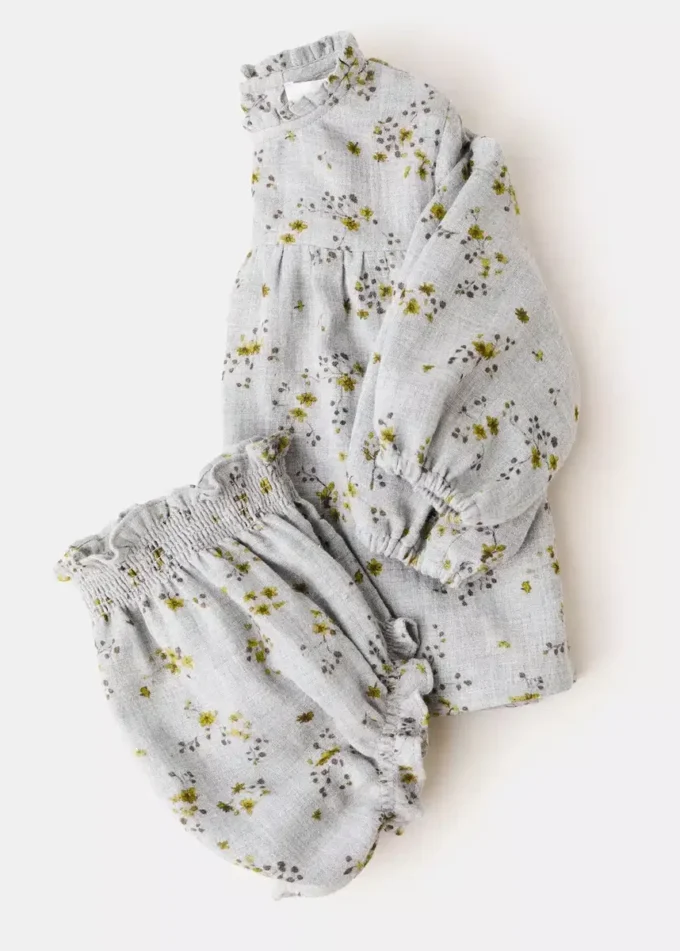 Robe imprimée et cache-couche Robe imprimée et cache-couche