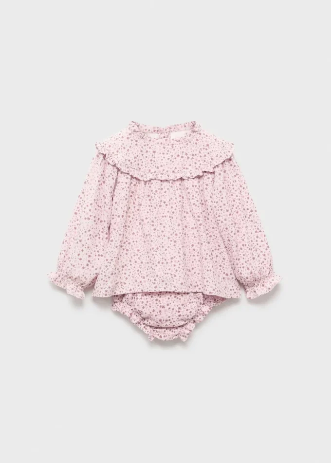 Robe imprimée et cache-couche Robe imprimée et cache-couche