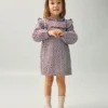 Robe imprimée à volants Robe imprimée à volants