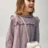 Robe imprimée à volants Robe imprimée à volants