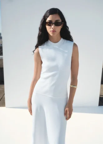 Robe longue combinée