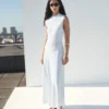Robe longue combinée Robe longue combinée