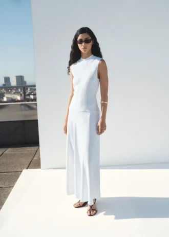 Robe longue combinée