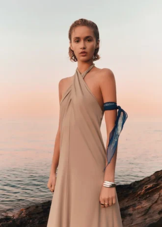 Robe longue dos nu