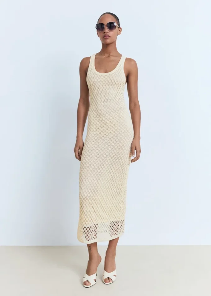 Robe longue en crochet Robe longue en crochet