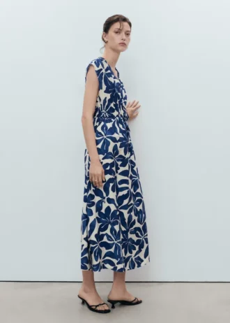 Robe longue imprimée