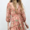 Robe à manches bouffantes et imprimé floral Robe à manches bouffantes et imprimé floral