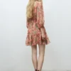 Robe à manches bouffantes et imprimé floral Robe à manches bouffantes et imprimé floral