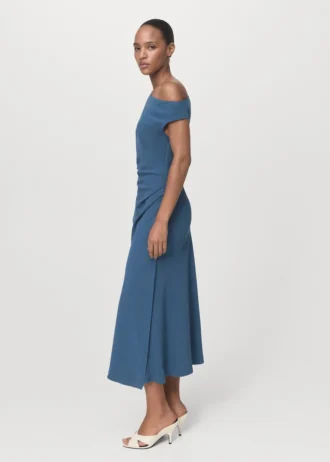 Robe midi asymétrique