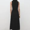 Robe midi avec coutures apparentes Robe midi avec coutures apparentes