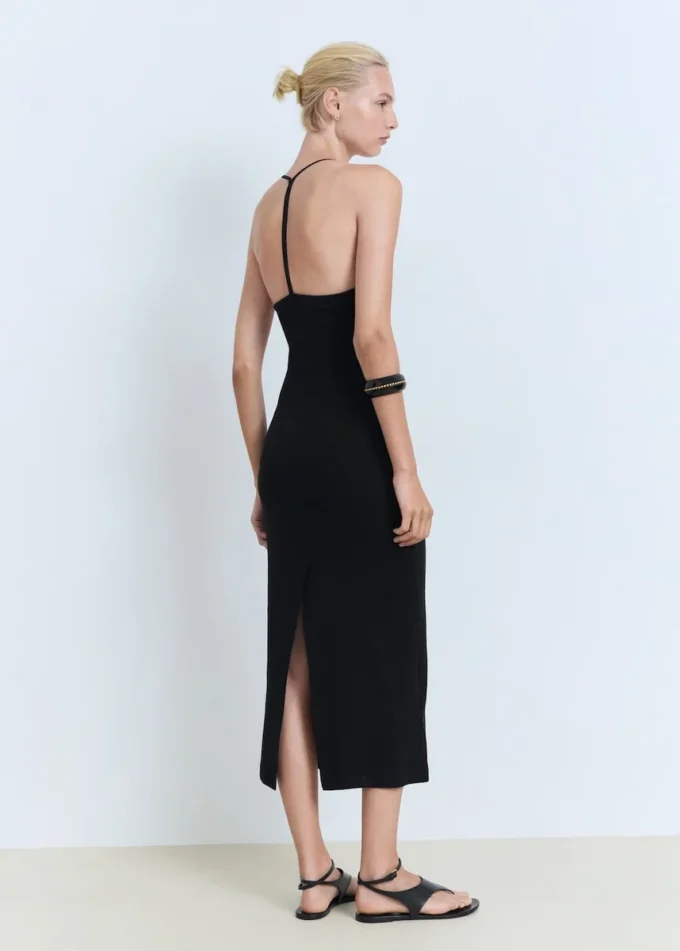 Robe midi avec décolleté dans le dos Robe midi avec décolleté dans le dos
