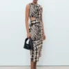 Robe midi avec découpes Robe midi avec découpes