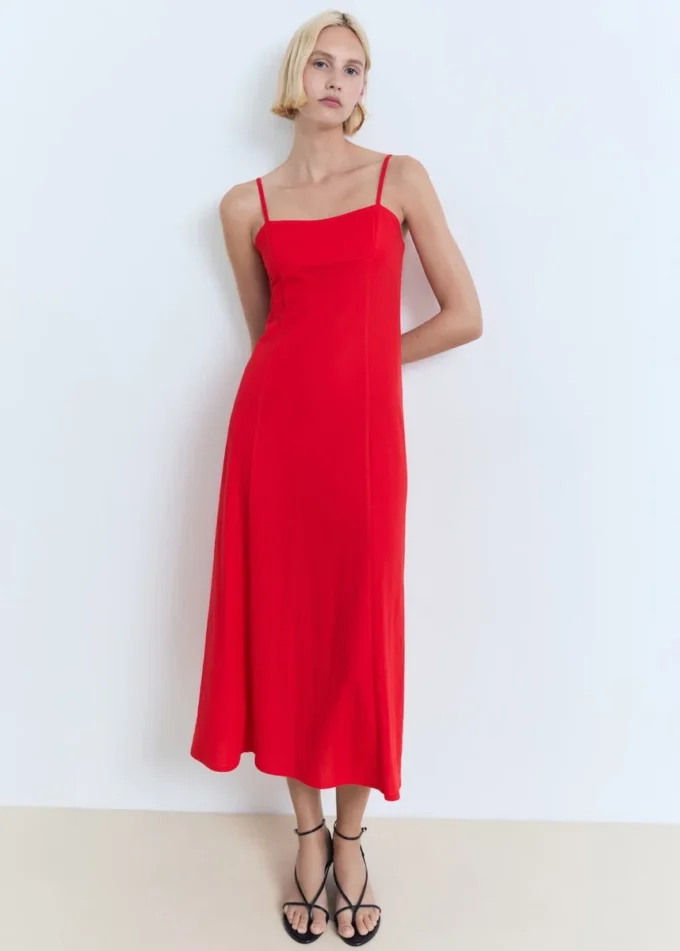 Robe midi avec nœud dans le dos Robe midi avec nœud dans le dos
